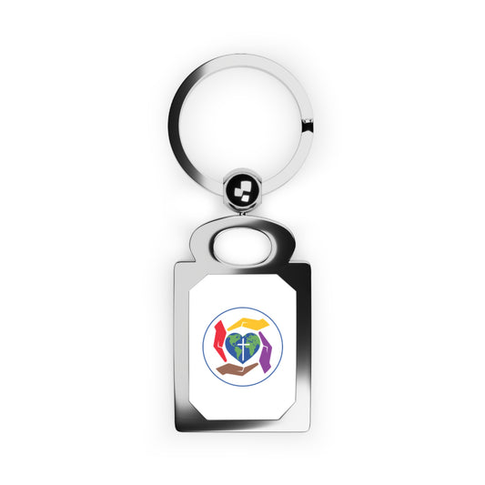 Rectangle Photo Keyring